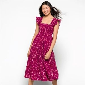 Hill House Maroon Ellie Nap Dress